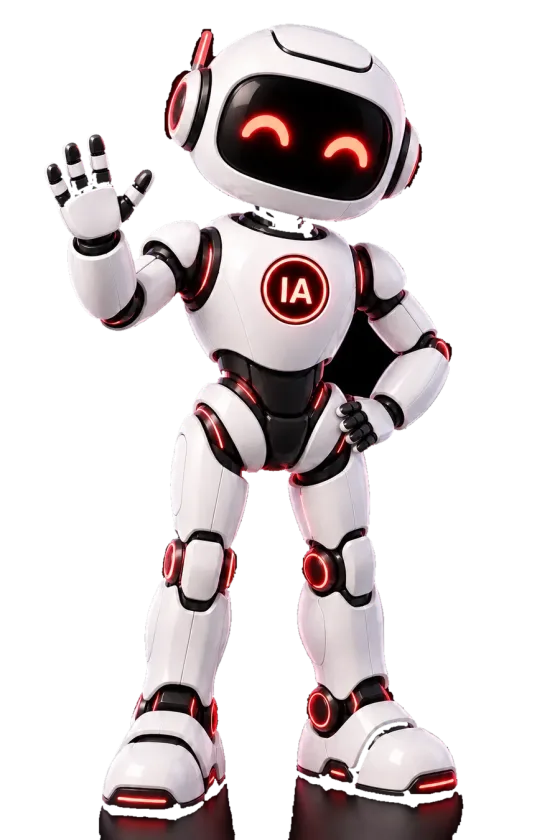 Robot de IAcademy saludando